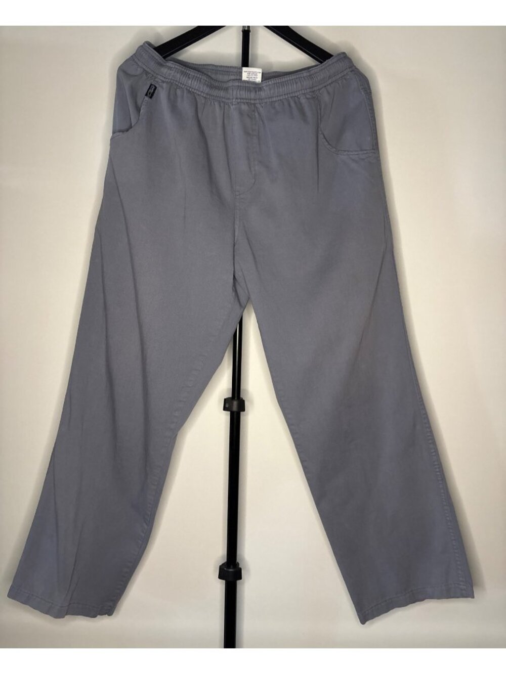 Crazy Shirts Hawaii Men's Blue-Gray Elastic Waist Joggers Pants Medium Vintage - Picture 2 of 16